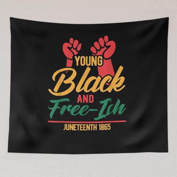 Item preview, Young Black And Free In June Nth A Freedom Liberation Day  designed and sold by maizreo.
