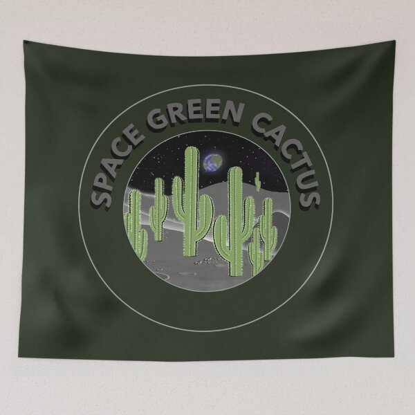Item preview, Space green cactus  designed and sold by Weather gifts .