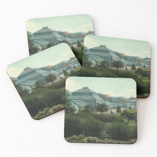 Item preview, Vintage Illustration of Botanic Gardens & Kibble Palace, Glasgow designed and sold by yourscotland.