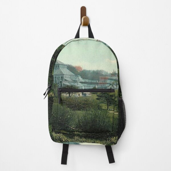 Item preview, Vintage Illustration of Botanic Gardens & Kibble Palace, Glasgow designed and sold by yourscotland.