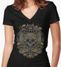 ARS LONGA, VITA BREVIS Women's Fitted V-Neck T-Shirt