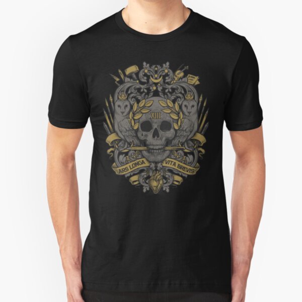 ARS LONGA, VITA BREVIS Slim Fit T-Shirt