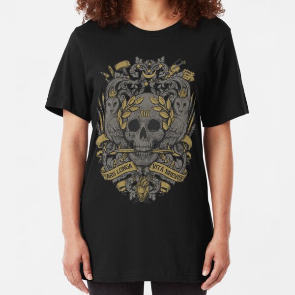 ARS LONGA, VITA BREVIS Slim Fit T-Shirt