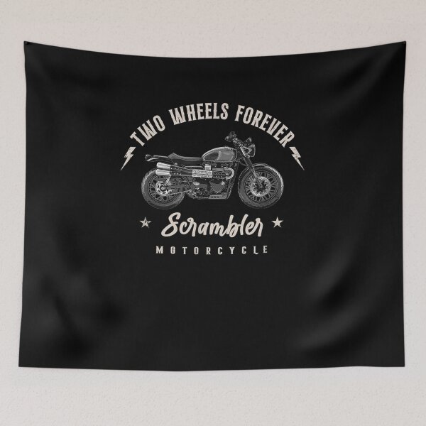 Item preview, Two Wheels Forever Scrambler Motorcycle  designed and sold by anniet33.