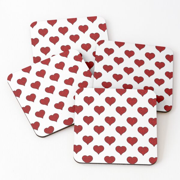 Item preview, red hearts designed and sold by Stopfpilz.