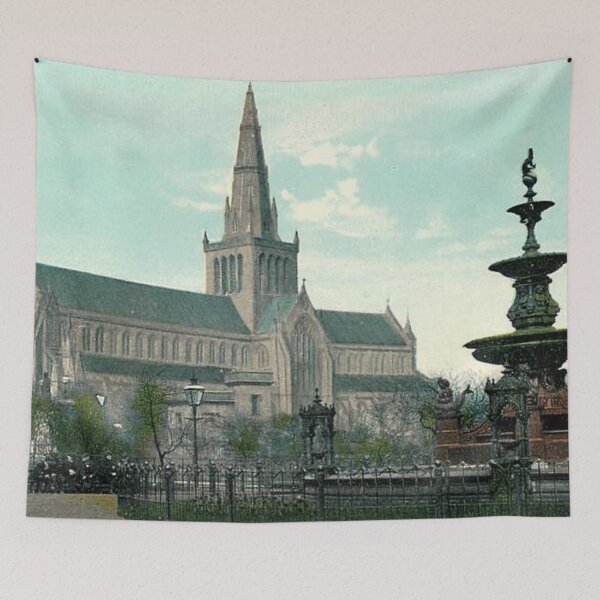 Item preview, Vintage Illustration of Glasgow Cathedral, Scotland designed and sold by yourscotland.
