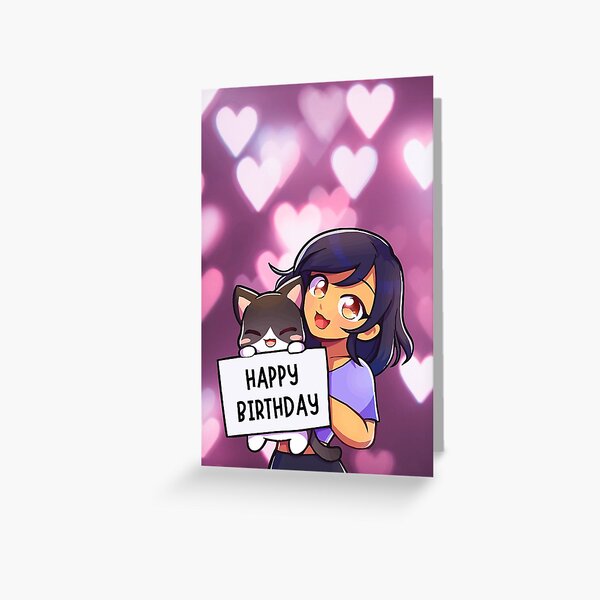 Aphmau Happy Birthday Gift Greeting Card