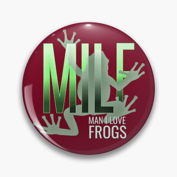 Item preview, MILF frog, love frogs funny, frog-amphibian lovers t-shirt designed and sold by hanlynstyle.