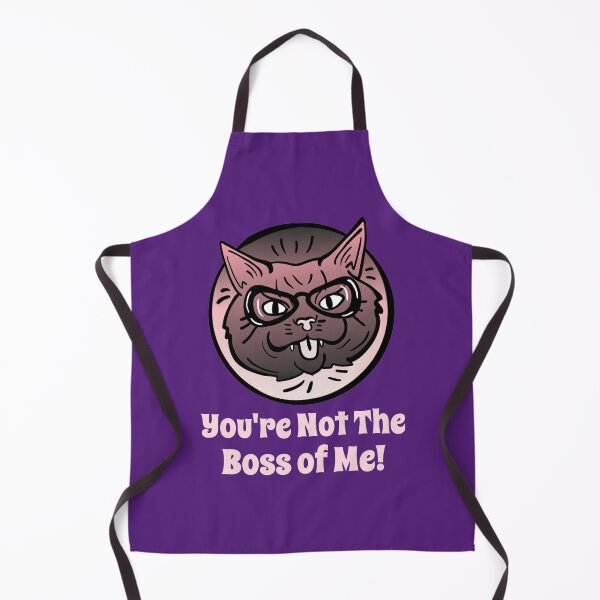 Item preview, You're Not The Boss of Me Cat in Glasses designed and sold by LeftFieldFunny.