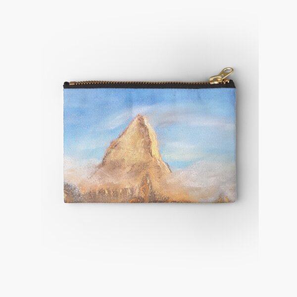 Item preview, Mountain reflection in water pastel painting designed and sold by WorldOfWendyArt.