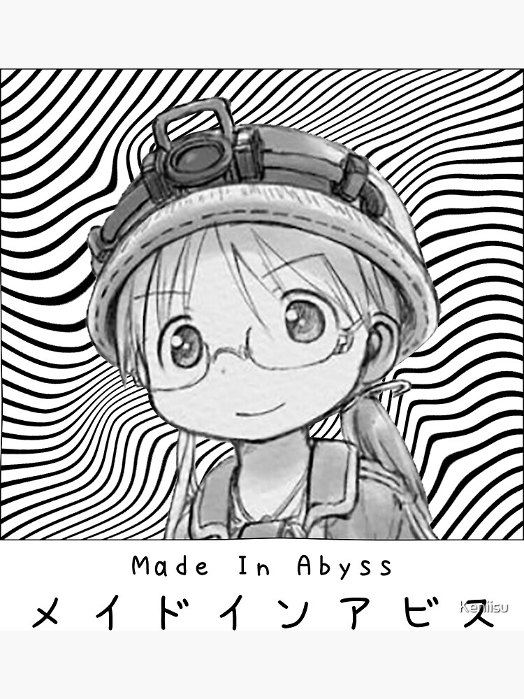 Riko Made in Abyss Season 3 Black and White Anime Characters Censored Eyes  Style D9 MIN13 Sticker for Sale by Animangapoi