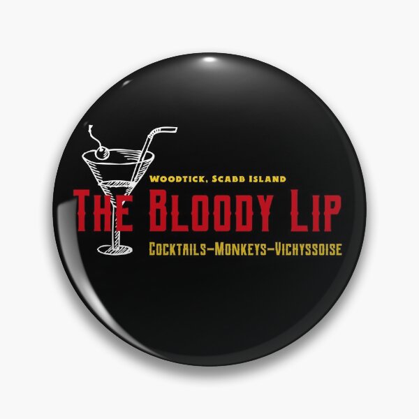 Item preview, Monkey Island's The Bloody Lip  designed and sold by BeardedTree.
