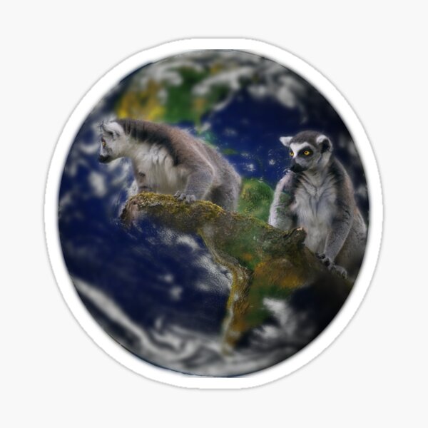 die welt der lemuren Sticker
