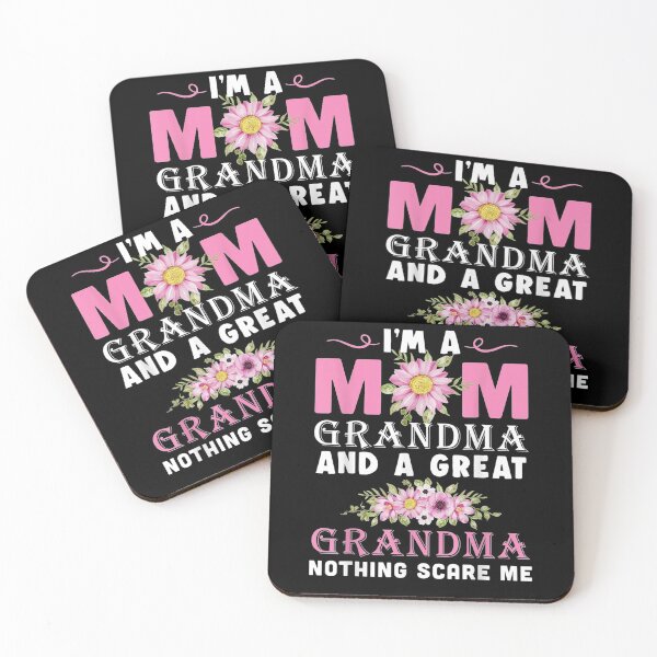 Item preview, I'm A Mom Grandma Great Nothing Scares Me Grandmother  designed and sold by anniet33.