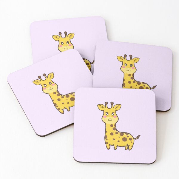 Item preview, Cute chubby brown and yellow giraffe designed and sold by Shalu  Elysian.