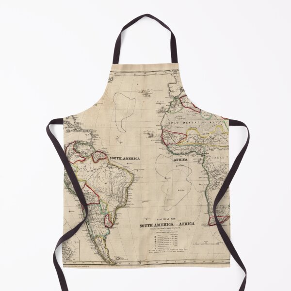 Item preview, Old Atlantic Ocean Map (1849) Vintage Nautical Chart designed and sold by BravuraMedia.