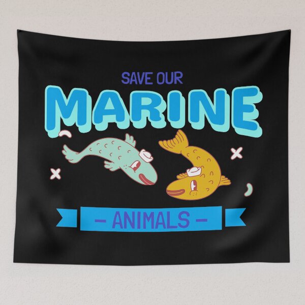 Item preview, Save our Marine Animals #10 Sailor Fish designed and sold by Hypnotees.