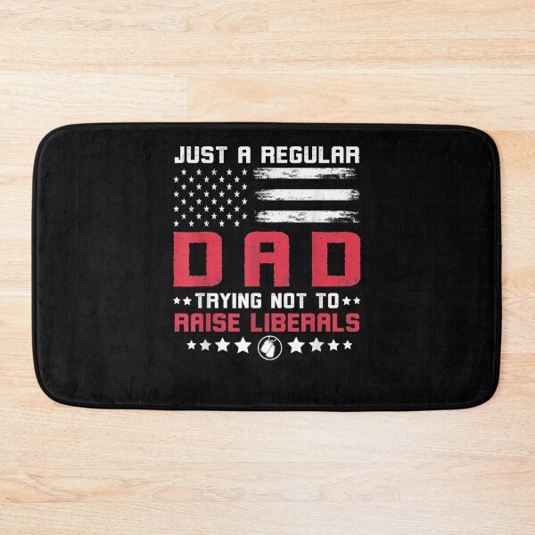 Item preview, Mens Just A Regular Dad Trying Not To Raise Liberals Usa Flag  designed and sold by anniet33.