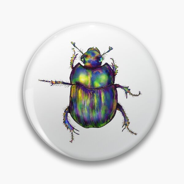 Item preview, Colourfull dung beetle  designed and sold by Pauletart.