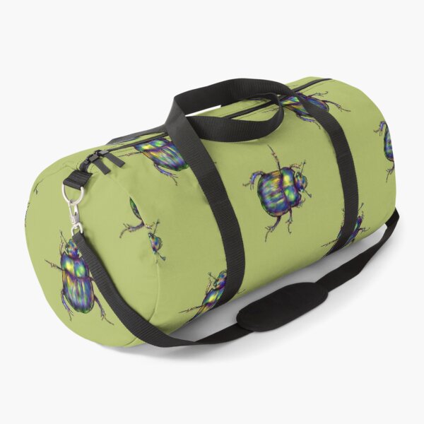 Colourfull dung beetle Duffle Bag