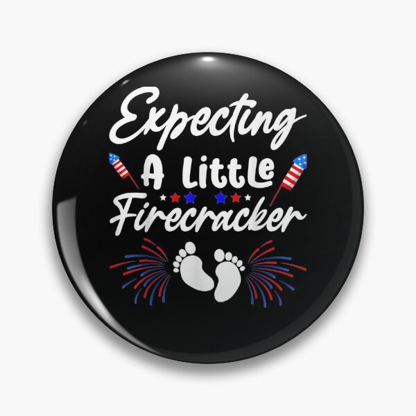 Item preview, Expecting A Little Firecracker 4th Of July Funny  designed and sold by anniet33.