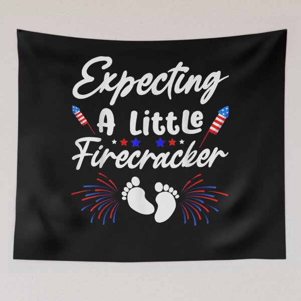 Item preview, Expecting A Little Firecracker 4th Of July Funny  designed and sold by anniet33.