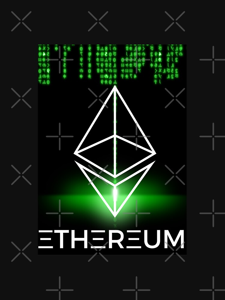 "Ethereum logo symbol green coding" T-shirt by mikeblue7 ...