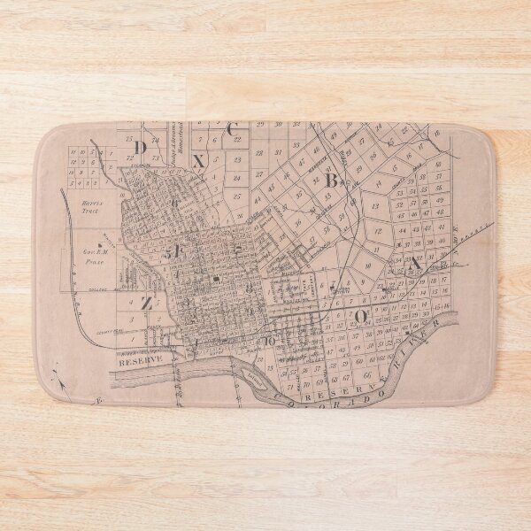 Item preview, Old Austin TX Map (1885) Vintage Texas Capital City Atlas designed and sold by BravuraMedia.