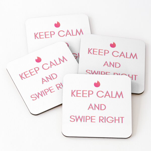 Item preview, Keep calm and swipe right designed and sold by WallStreet Arts.