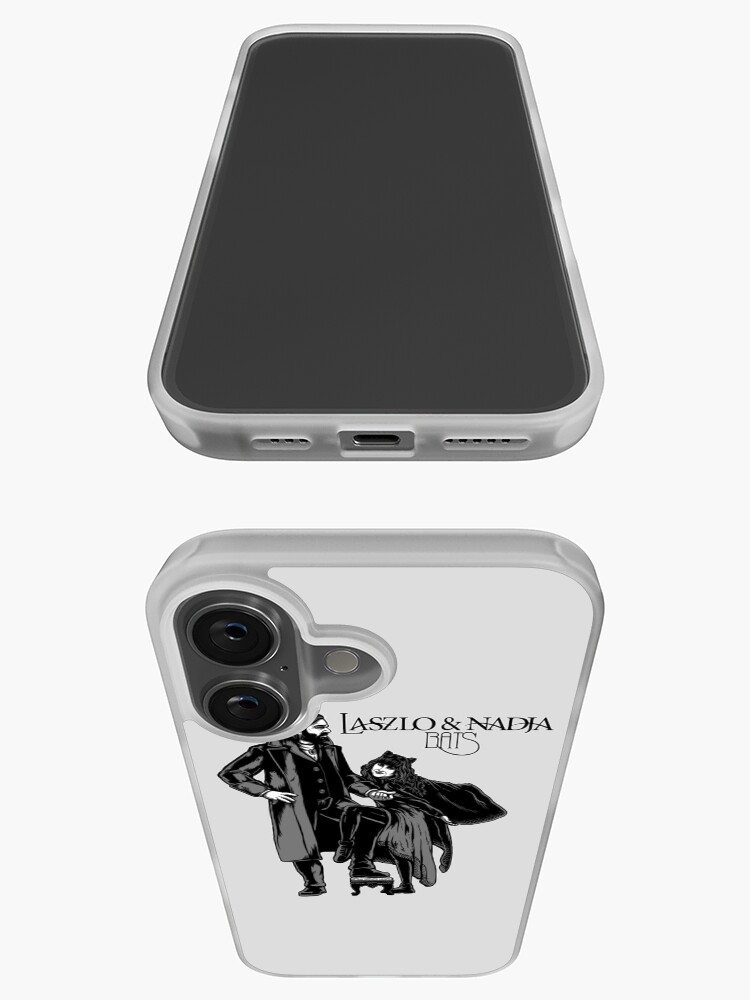 Aperçu 3 sur 5. Coque iPhone avec l'œuvre couverture de l'album Laszlo & Nadja créée et vendue par harebrained.