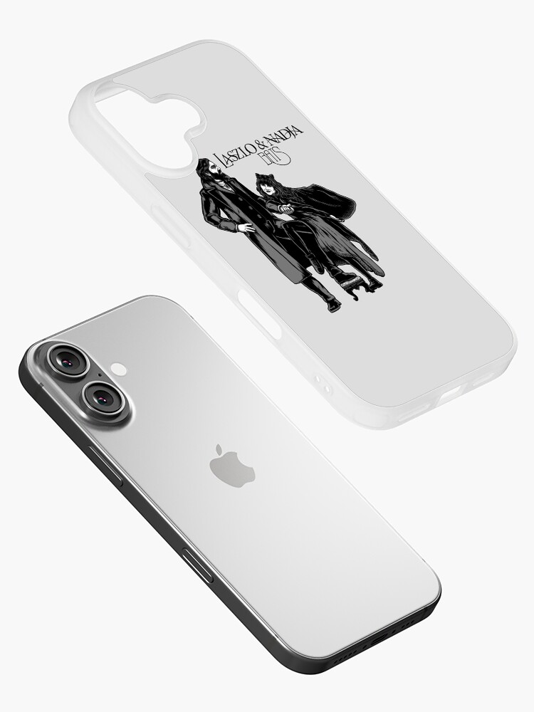 Aperçu 2 sur 5. Coque iPhone avec l'œuvre couverture de l'album Laszlo & Nadja créée et vendue par harebrained.