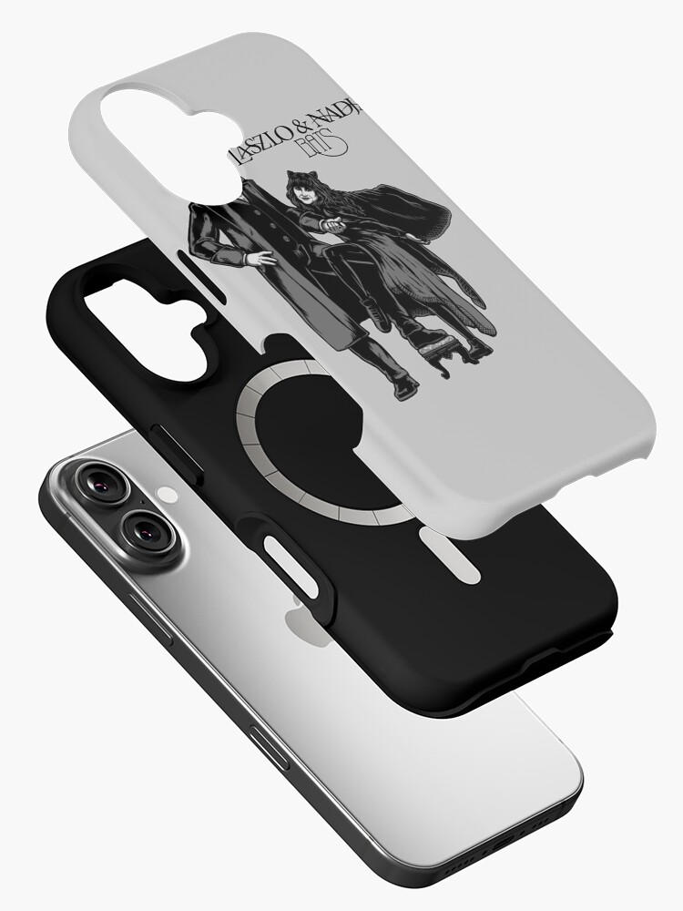 Aperçu 2 sur 4. Coque iPhone avec l'œuvre couverture de l'album Laszlo & Nadja créée et vendue par harebrained.