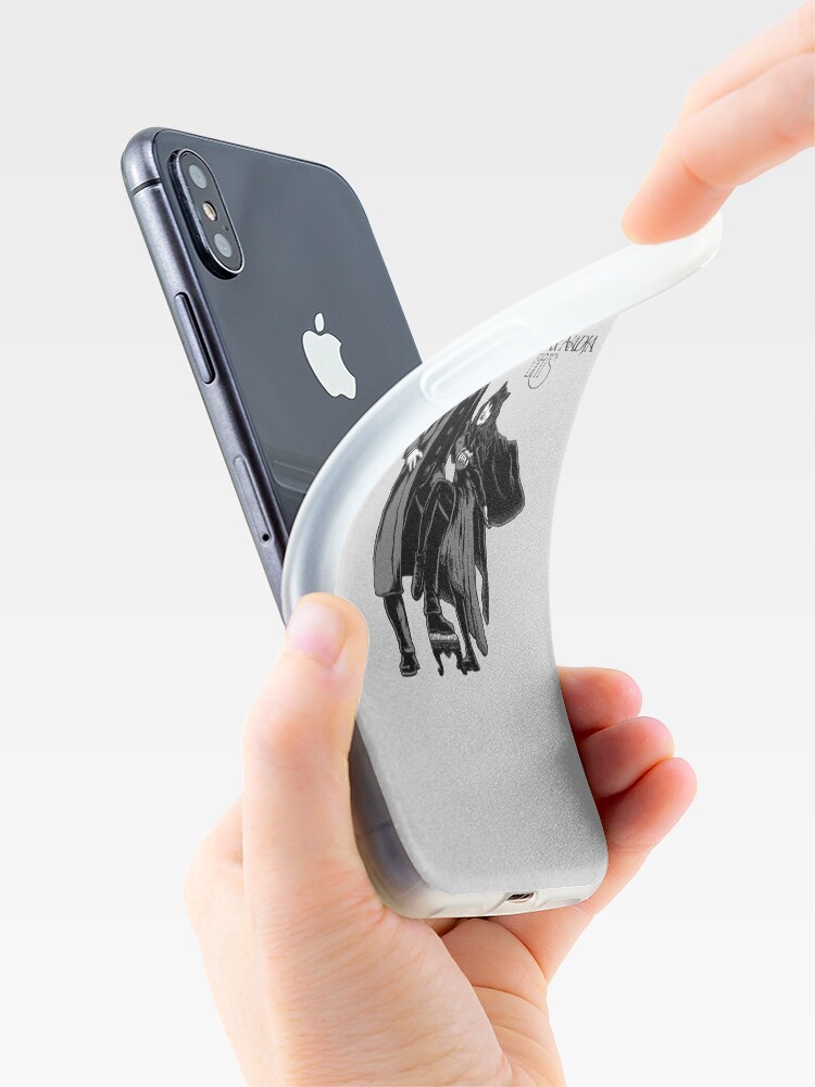 Aperçu 4 sur 5. Coque iPhone avec l'œuvre couverture de l'album Laszlo & Nadja créée et vendue par harebrained.