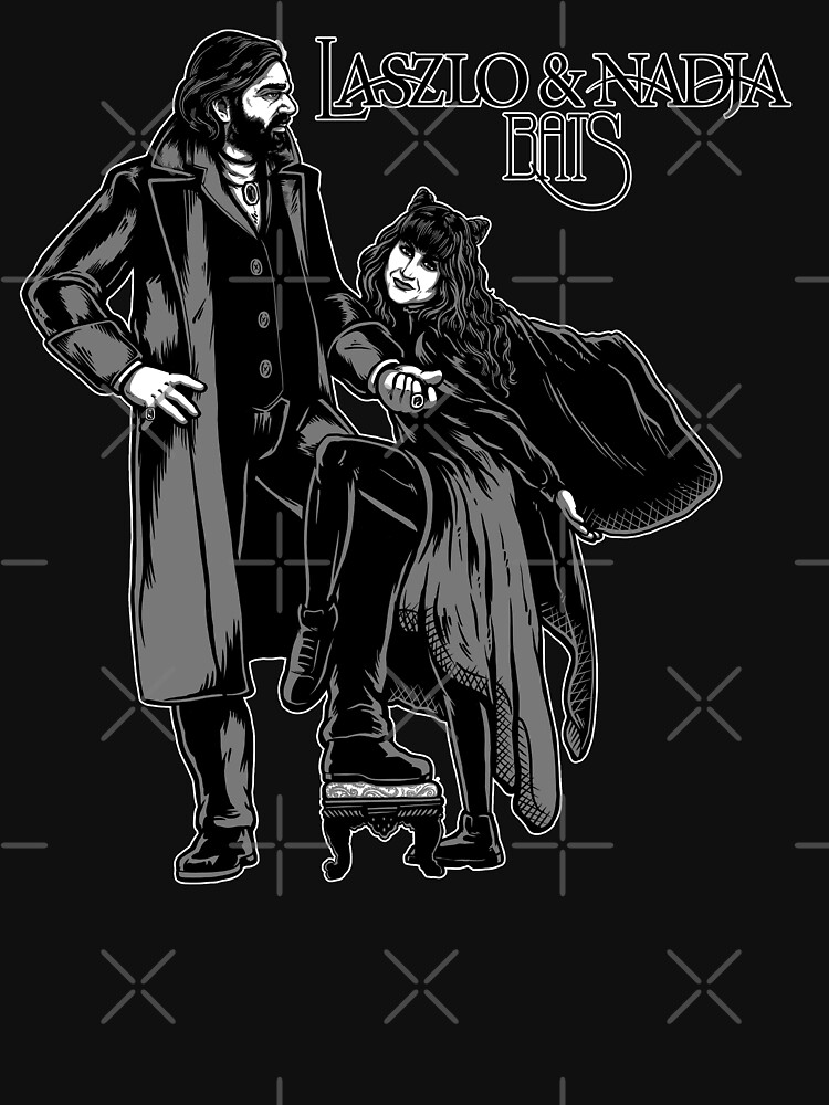 Aperçu 7 sur 7. T-shirt respirant avec l'œuvre couverture de l'album Laszlo & Nadja créée et vendue par harebrained.