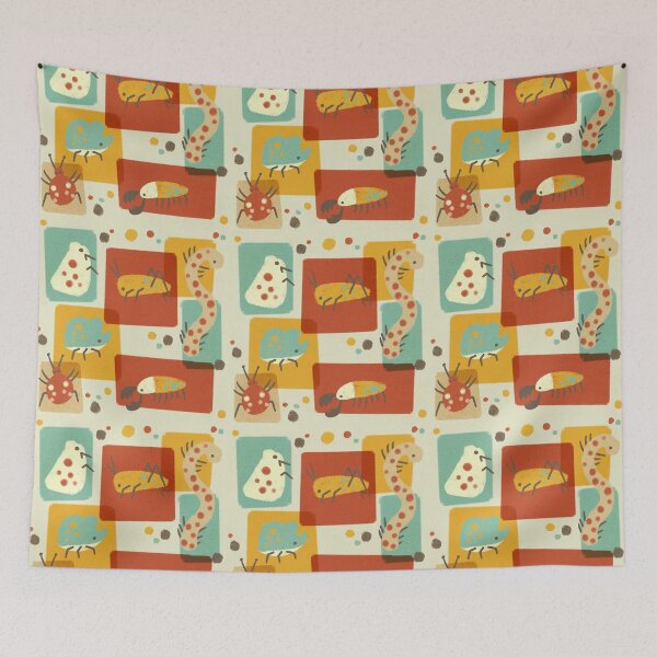Item preview, Mid Century Retro Bugs  designed and sold by RosalieReeves.