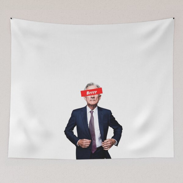 Item preview, Money Printer goes Brrr - Jerome Powell designed and sold by WallStreet Arts.