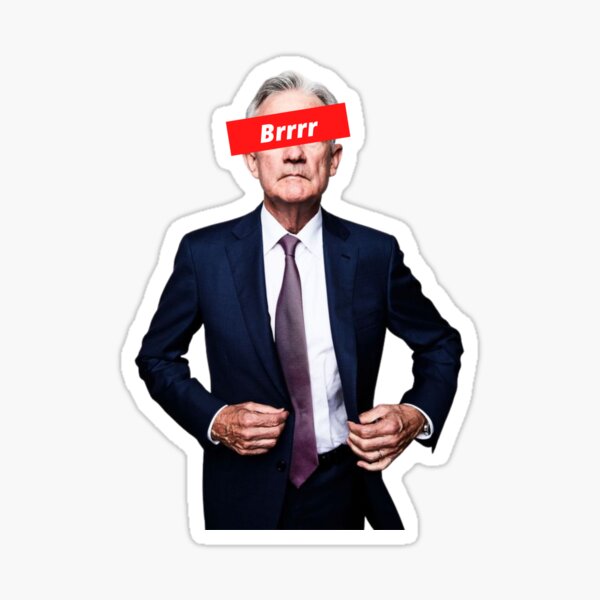 Item preview, Money Printer goes Brrr - Jerome Powell designed and sold by WallStreet Arts.