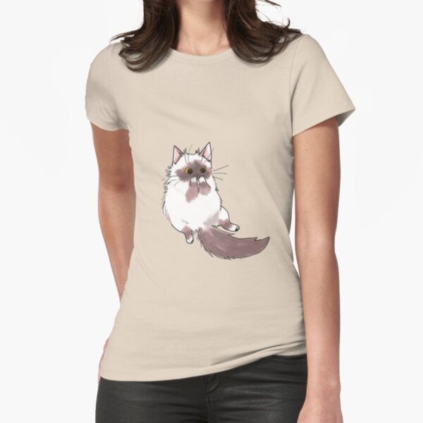 Cute cat Fitted T-Shirt