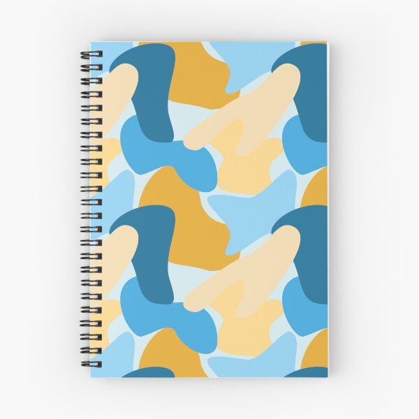Item preview, abstract blue yellow blobs designed and sold by Taemini.