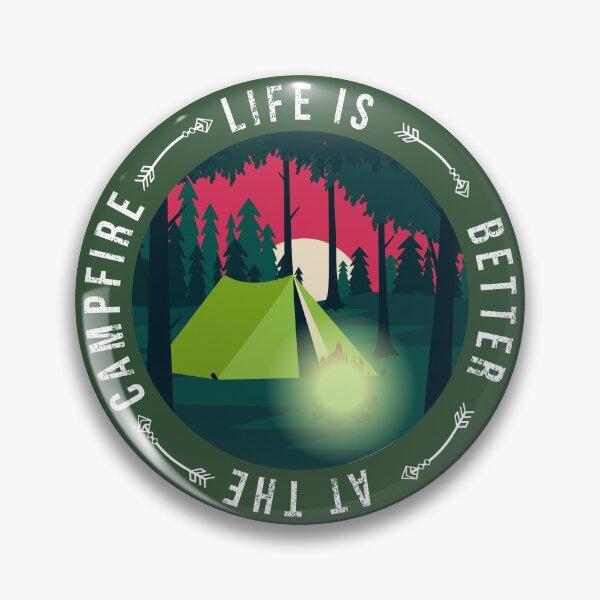 Item preview, Life Is Better At The Campfire - Nature - Forest - Tent - Campfire designed and sold by _SHERTY_.