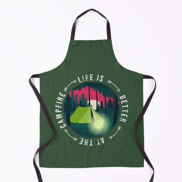 Item preview, Life Is Better At The Campfire - Nature - Forest - Tent - Campfire designed and sold by _SHERTY_.