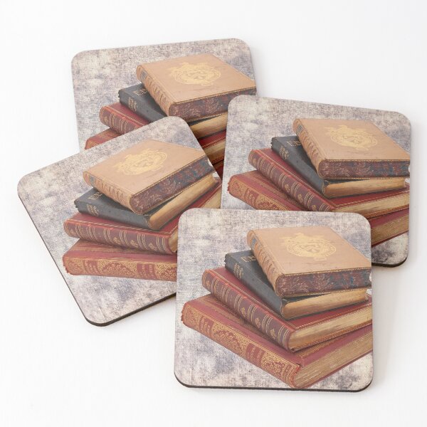 Item preview, Beautiful old antique books on a stack designed and sold by Photopat.