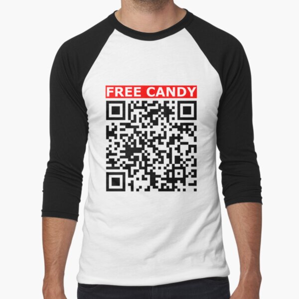 Rick roll - Free Candy  video never gonna give you up QR code |  Sticker