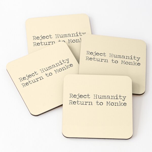 Item preview, reject humanity return to monke designed and sold by LAST WEEK'S STOLEN AESTHETICS.