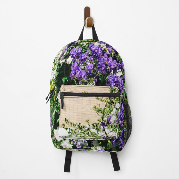 Item preview, White and purple aconite in garden designed and sold by Photopat.