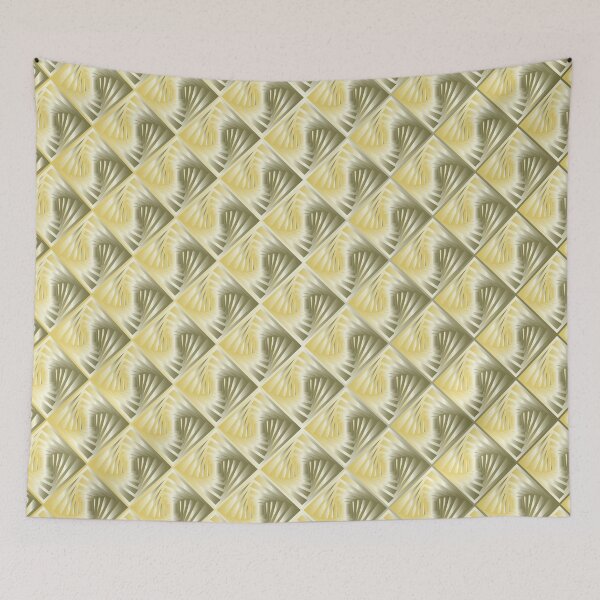 Item preview, Geometric gradient knitting pattern tiles with 3D effect designed and sold by CutieBlue.