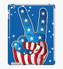 Amerikanischen patriotischen Victory Peace Hand Finger Zeichen iPad-Hülle & Skin