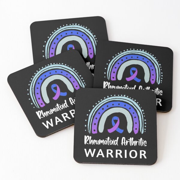 Item preview, Rheumatoid Arthritis Ribbon / RA Support Awareness Saying design designed and sold by CreatedByHeidi.
