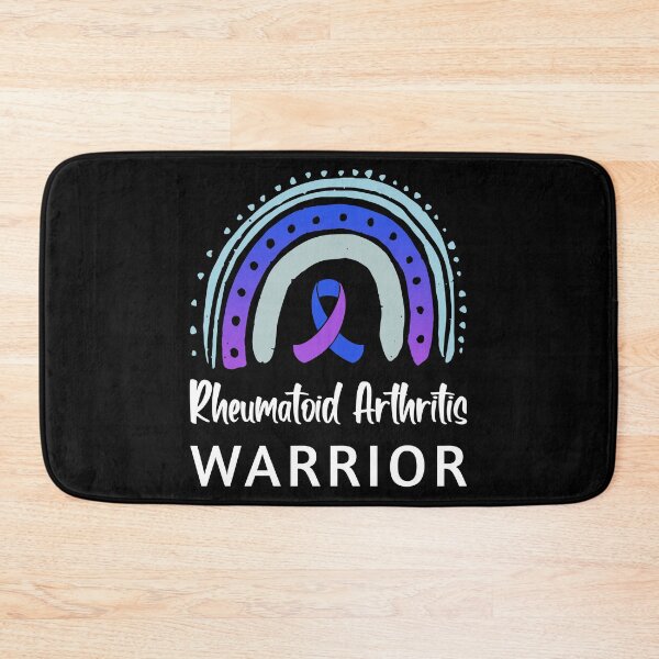 Item preview, Rheumatoid Arthritis Ribbon / RA Support Awareness Saying design designed and sold by CreatedByHeidi.