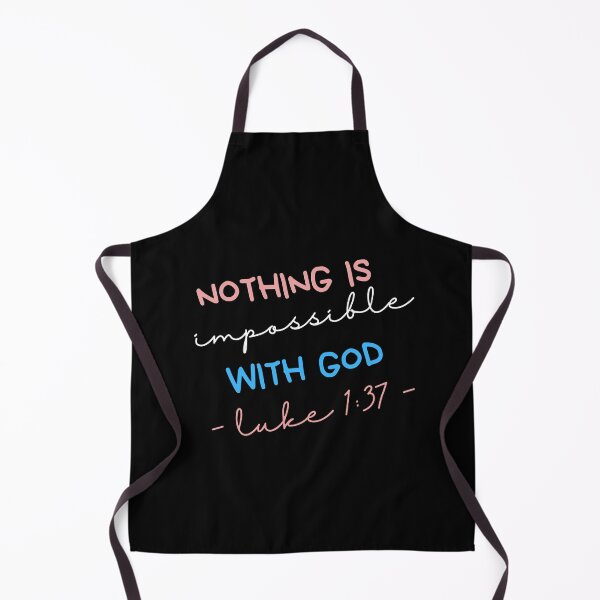Item preview, Luke 1:37 Nothing is impossible with God designed and sold by MiLatibule.